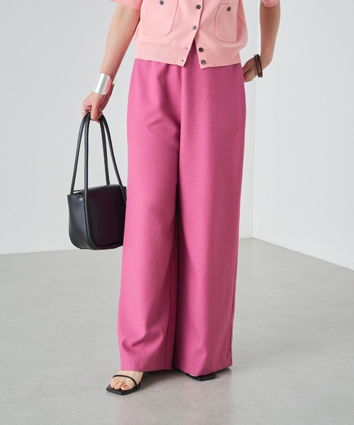 「Omekashi」 イージーパンツ 38 グレー レディース_画像4