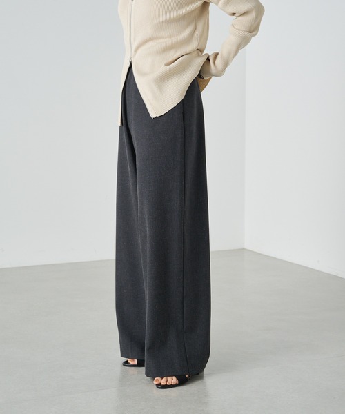 「Omekashi」 イージーパンツ 38 グレー レディース_画像7