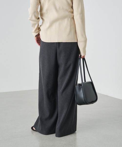 「Omekashi」 イージーパンツ 38 グレー レディース_画像8