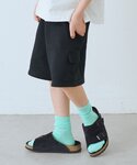 ワイドパンツ ハーフパンツ パンツ 短パン 「...の詳細画像1
