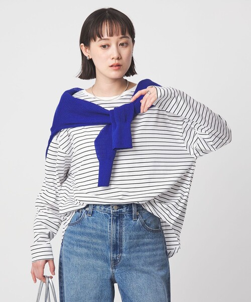 tシャツ バック スリット プルオーバー レディースの画像