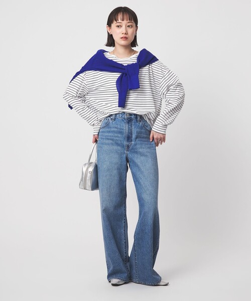 tシャツ バック スリット プルオーバー レディースの画像