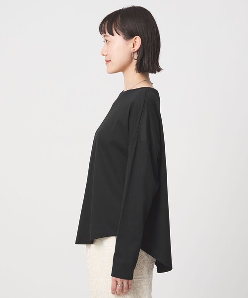 tシャツ バック スリット プルオーバー レディースの画像