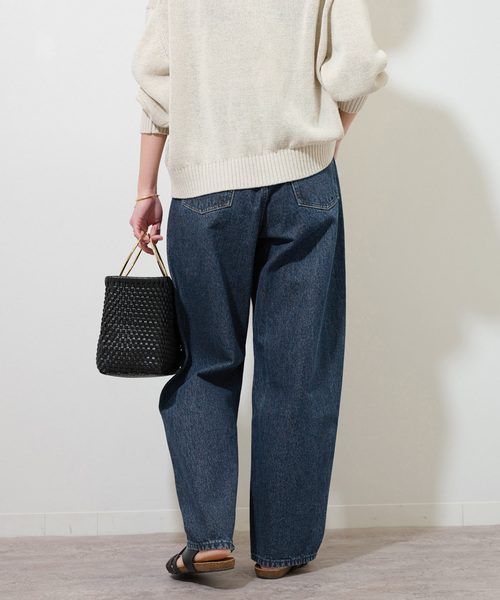 「JOURNAL STANDARD relume」 デニムパンツ 36 ネイビー レディースの画像