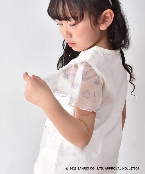sanrio（サンリオ） tシャツ 「ポムポムプリン」ポシェットTシャツ