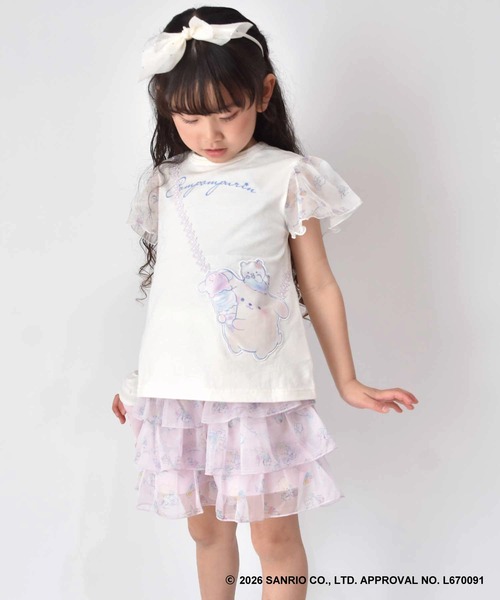 【ぽむぽむページ】 sanrio（サンリオ） tシャツ 「ポムポムプリン」ポシェットTシャツ