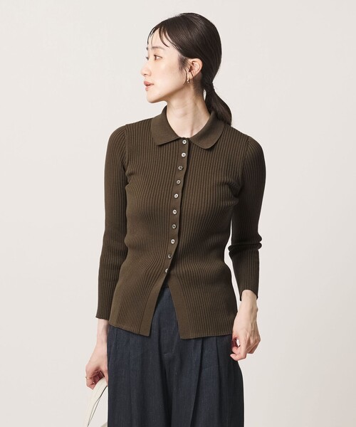 UNITED ARROWS（ユナイテッドアローズ） カーディガン リブ ポロニット