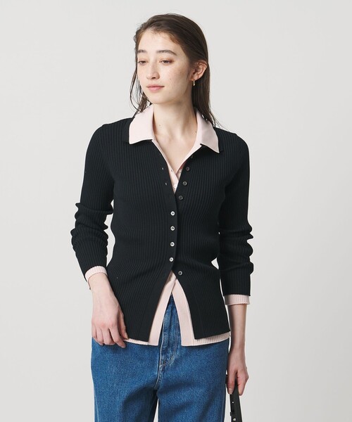 UNITED ARROWS（ユナイテッドアローズ） カーディガン リブ ポロニット
