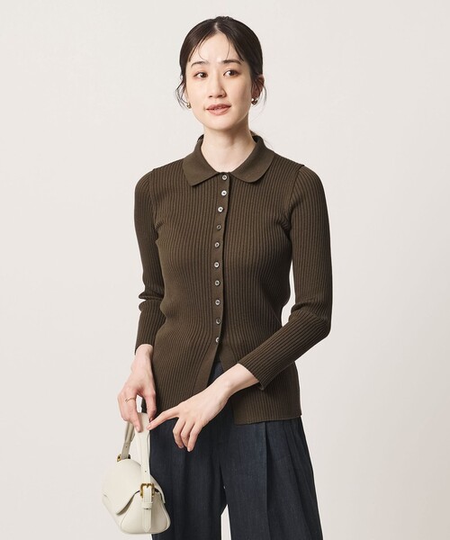 UNITED ARROWS（ユナイテッドアローズ） カーディガン リブ ポロニット