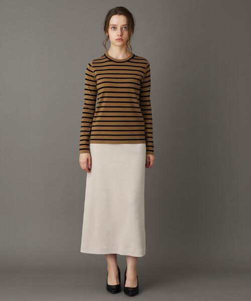 「DRESSTERIOR」 長袖ニット 34 ネイビー レディース_画像9