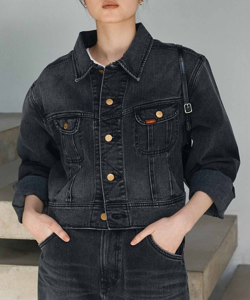 Lee（リー） デニムジャケット X-LARGE ブラック系その他 レディース 
