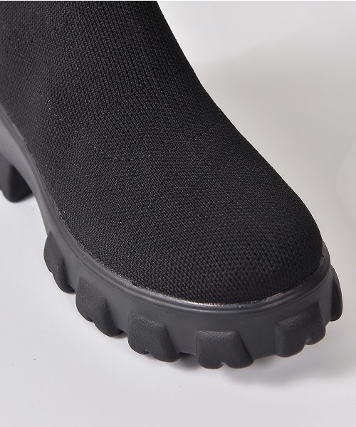 「Shoes in Closet」 ショートブーツ M ブラック レディース_画像6
