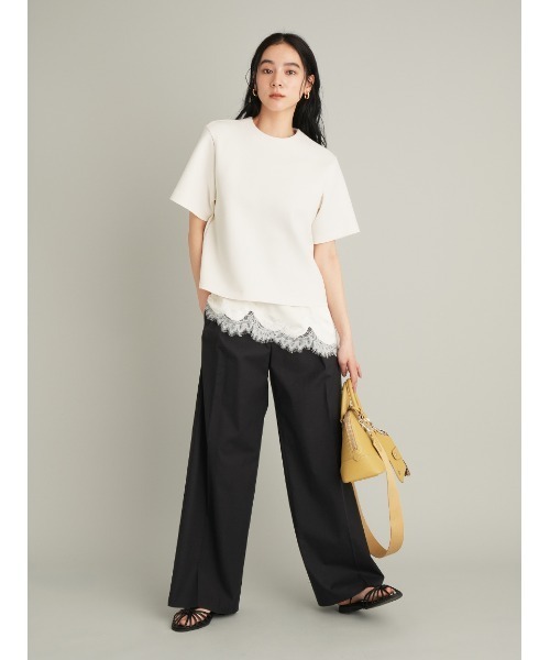 tシャツ キャミレイヤードダンボールＴシャツ レディースの画像