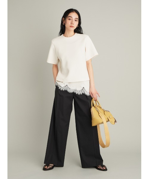 tシャツ キャミレイヤードダンボールＴシャツ レディースの画像