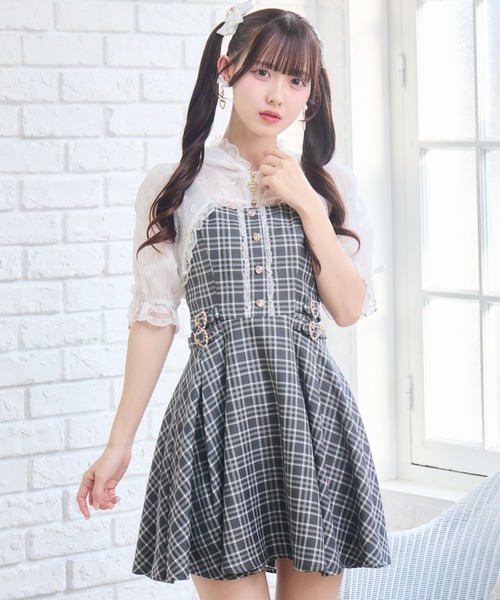 ROJITA（ロジータ） ワンピース レースパーカー付きキャミワンピース