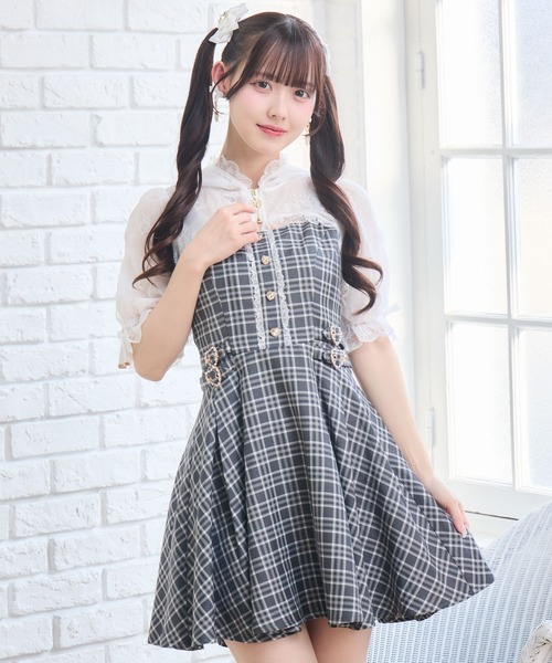 ROJITA（ロジータ） ワンピース レースパーカー付きキャミワンピース