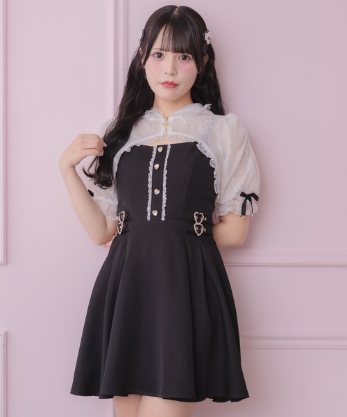 ROJITA（ロジータ） ワンピース レースパーカー付きキャミワンピース