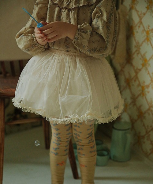 「aimoha」 「KIDS」長袖ブラウス 140 ライトグリーン キッズ_画像4