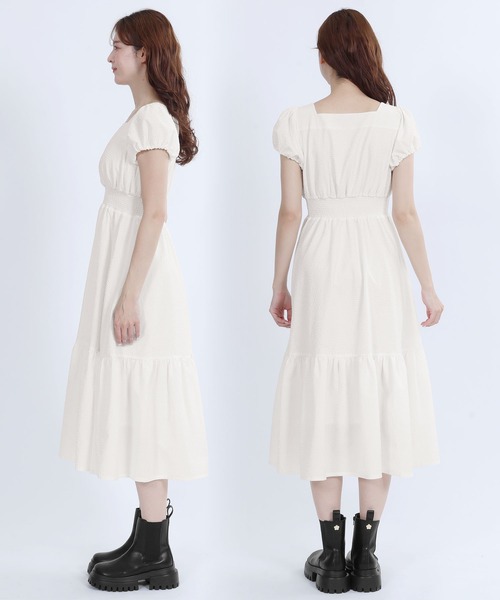 ワンピース マリークワント mary quant ウエストシャーリング ワンピースの画像