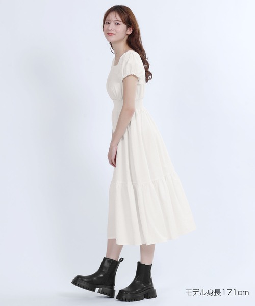 ワンピース マリークワント mary quant ウエストシャーリング ワンピースの画像