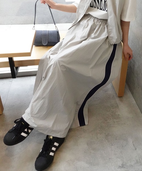 「CORNERS」 スカート M ライトグレー レディース_画像3