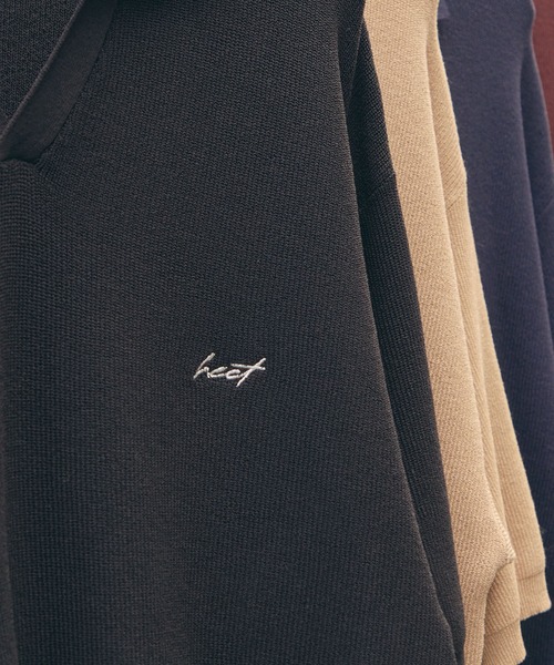 HECT ポロシャツ 半袖 「HECT」High Gauge Skipper Logo Knit Polo