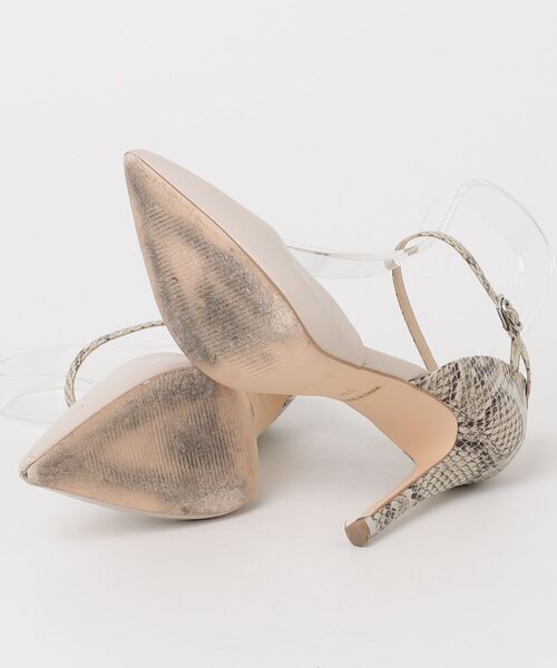 「R&E rosessence」 ヒールサンダル 22cm ベージュ レディース_画像3