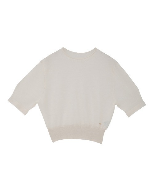 CLANE（クラネ） ニット セーター SHEER ROLL NECK H/S KNIT TOPS