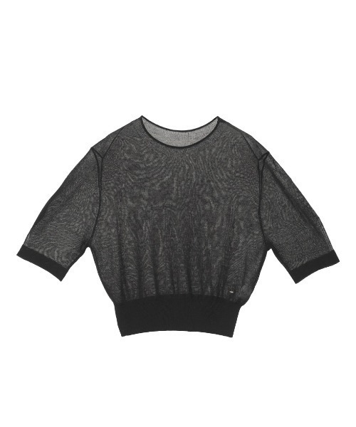 CLANE（クラネ） ニット セーター SHEER ROLL NECK H/S KNIT TOPS