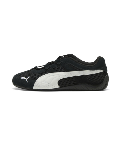 「PUMA」 ローカットスニーカー 24.5cm ブラック×ホワイト メンズ_画像3