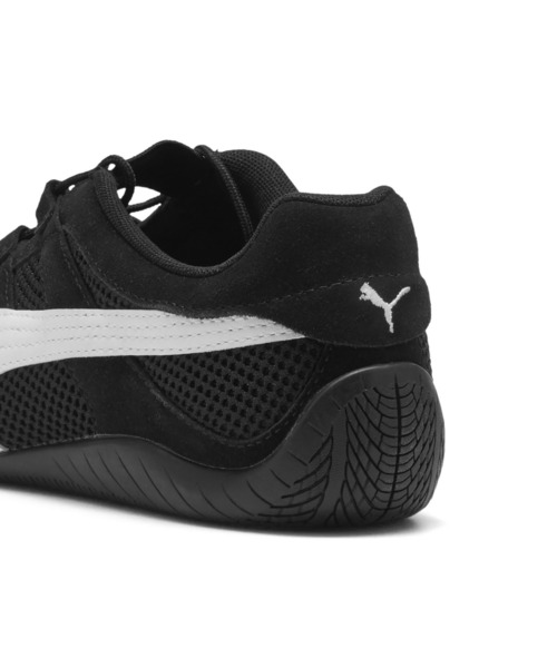「PUMA」 ローカットスニーカー 24.5cm ブラック×ホワイト メンズ_画像5