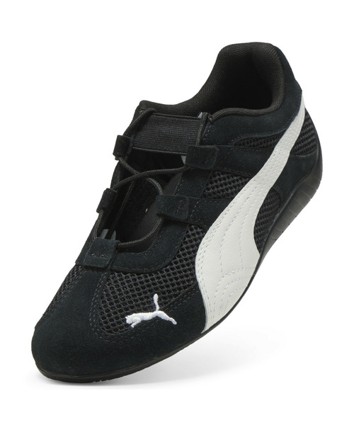 「PUMA」 ローカットスニーカー 24.5cm ブラック×ホワイト メンズ_画像8