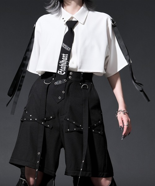 Ellno Loset（エルノロゼット） シャツ 「無味コラボ」刺繍ネクタイ