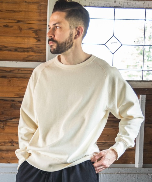 「MR.OLIVE」 長袖Tシャツ MEDIUM カーキ メンズ_画像3