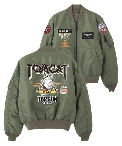 TOP GUN ma1 ma-1 TOMCAT MA-1 / トムキャット MA-1 / AVIREX