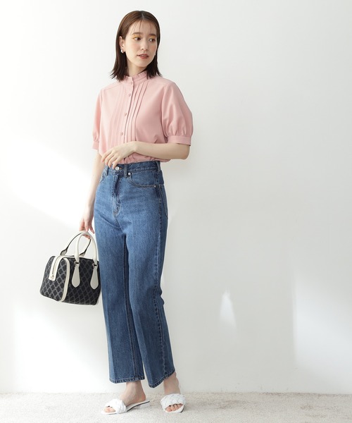 「N.(N. Natural Beauty Basic)」 半袖ブラウス MEDIUM ホワイト レディース_画像7