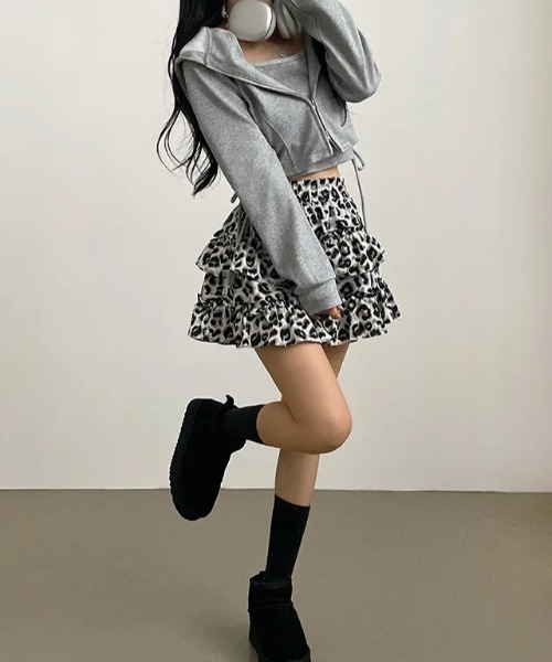 「GEMEDA」 ミニスカート M モカ レディース_画像8
