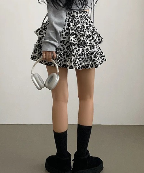 「GEMEDA」 ミニスカート M モカ レディース_画像9