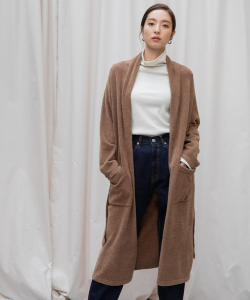 Liyoca（リヨカ） カーディガン 「Liyoca」コットンモールロング