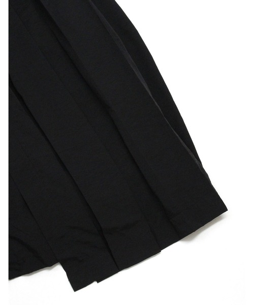 コート チェスターコート Nylon pleat long jacket レディース_9