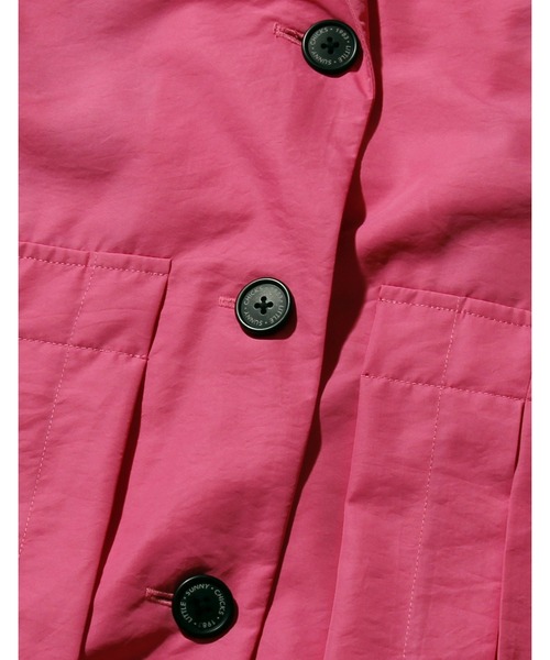 コート チェスターコート Nylon pleat long jacket レディース_23
