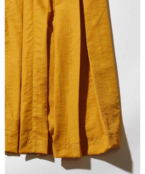 コート チェスターコート Nylon pleat long jacket レディース_18