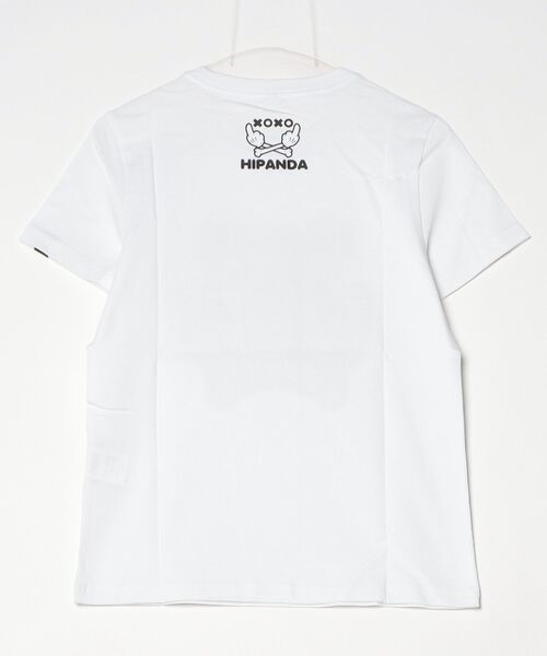 HIPANDA（ハイパンダ） tシャツ 半袖 レディース F××K風ドクロモチーフ