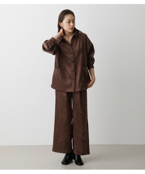 AZUL BY MOUSSY パンツ MATTE VELOUR PANTS/マットベロアパンツ