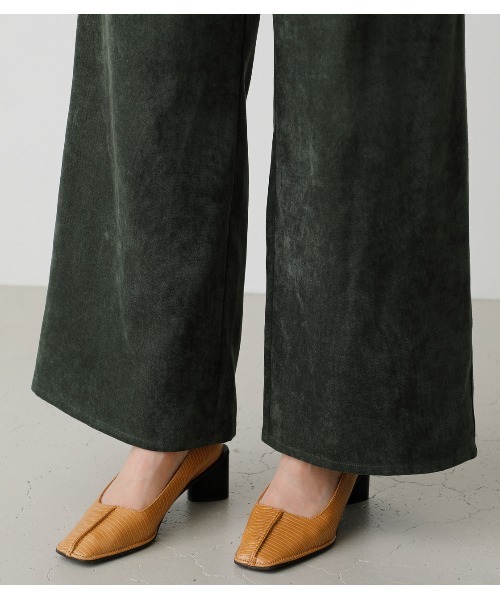 AZUL BY MOUSSY パンツ MATTE VELOUR PANTS/マットベロアパンツ
