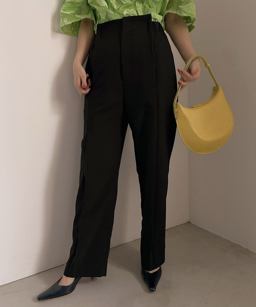 パンツ DIMENSIONAL TUCK PANTS Ameri パンツ DIMENSIONAL TUCK PANTS レディース : ZOZOTOWN