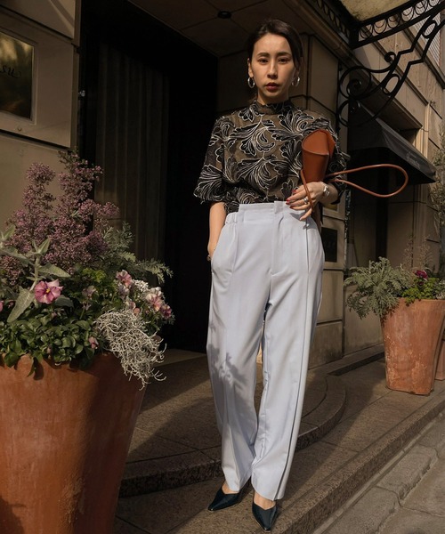 パンツ DIMENSIONAL TUCK PANTS Ameri パンツ DIMENSIONAL TUCK PANTS レディース : ZOZOTOWN