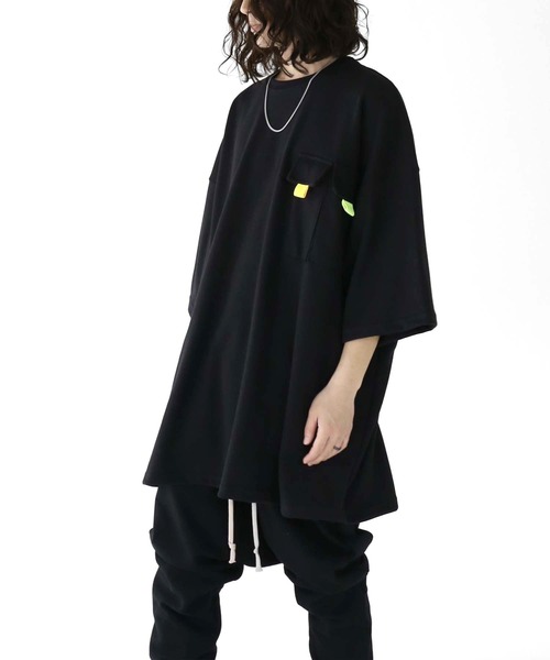 minsobi（ミンソビ） tシャツ ダブルポケット オーバーサイズTシャツ 