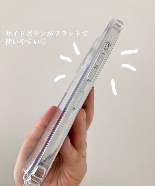 Me%（ミィパーセント） スマホケース 「iPhone13pro対応」クリアフック