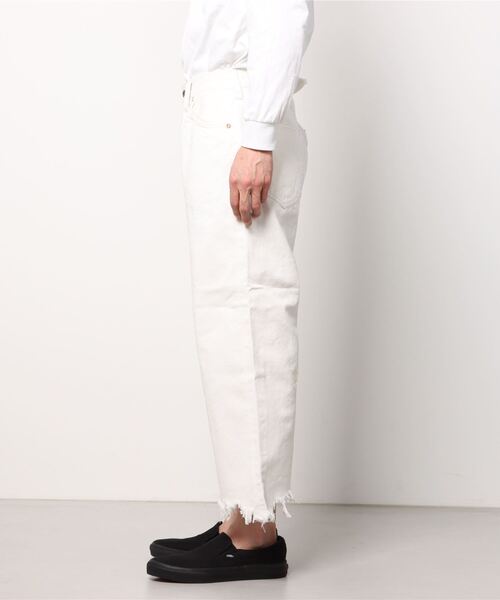 ワイドパンツ ジーンズ CLAMP/クランプ/NO2 DENIM 701 (w/damage)/ナンバー2デニム　ダメージ加工 メンズの画像